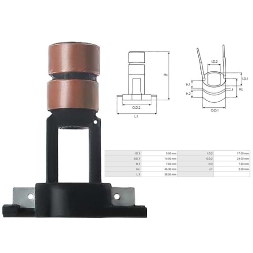 ALT. ROTOR BAKIRI CITROEN JUMPER / FIAT DUCATO / FORD TRANSIT / PEUGEOT BOXER (GEBE-2051)