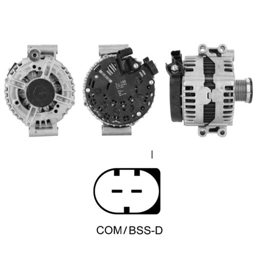 ALT. ALTERNATOR 12V 180 AMP BMW 125 - 130 - 323 - 325 - 330 - 523 - 525 - 530 - 630 - 730 - X1 - X3 - X5 (0121715012