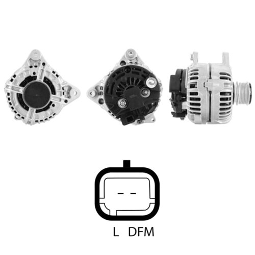 ALTERNATOR 12V 150 AMP RENAULT MEGANE - SCENIC - DACIA 1.5 DCI (0124525082)