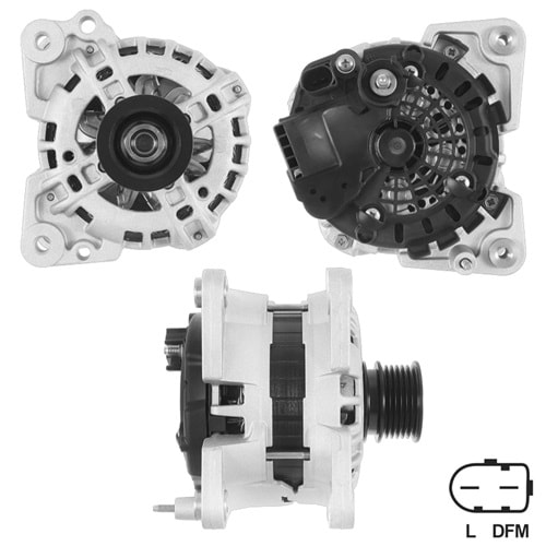 ALTERNATOR 12V 70 AMP AUDI / SEAT / SKODA / VOLKSWAGEN (0124315005)