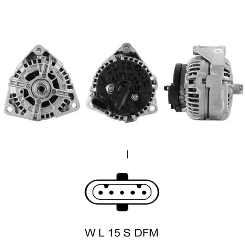 ALT. ALTERNATOR 24V 110 AMP MAN (0124655009)