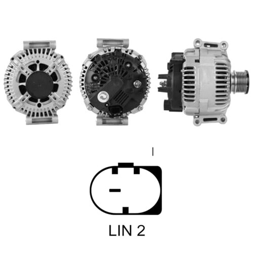 ALT. ALTERNATOR 12V 180 AMP MERCEDES-BENZ SPRINTER - VIANO - VITO (TG17C061)