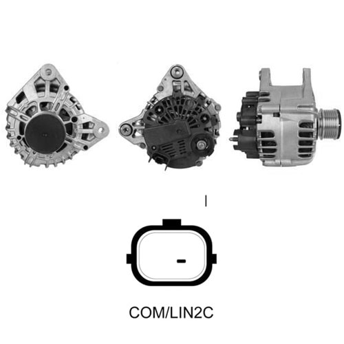 ALTERNATOR 12V 120 AMP DACIA 1.5 DCI / RENAULT 1.5 DCI (TG12C124)