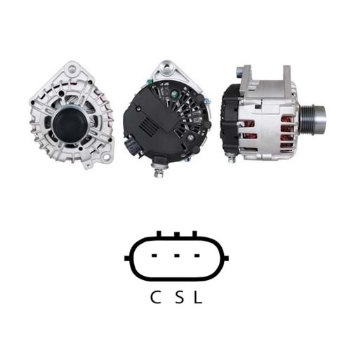 ALT. ALTERNATOR 12V 110 AMP NISSAN ALTIMA - ROGUE - SENTRA - X-TRAIL 2.5 / RENAULT KOLEOS 2.5 (TG12C032)