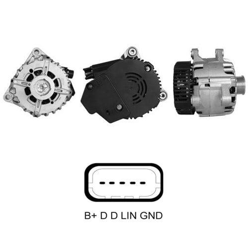 ALT. ALTERNATOR 12V 210 AMP CITROEN / DS / PEUGEOT / TOYOTA (IST60C033)