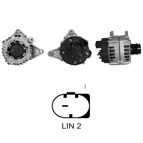 ALT. ALTERNATOR 12V 250 AMP MERCEDES-BENZ E180 - E200 - E250 - E300 - 4 MATIC (CG25S019)