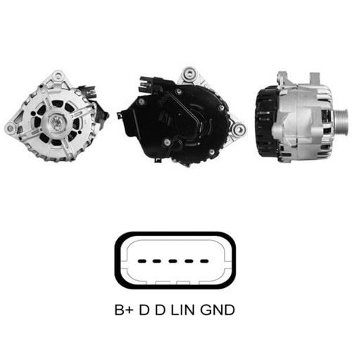 ALT. ALTERNATOR 12V 180 AMP CITROEN 1.6 HDI / PEUGEOT 1.6 HDI (IST60C032)