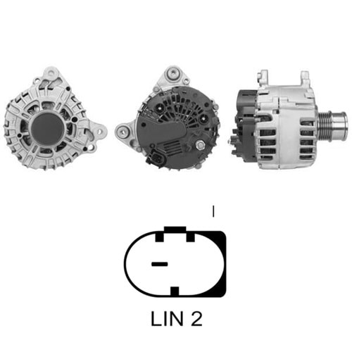 ALT. ALTERNATOR 12V 180 AMP AUDI 1.4 TFSI / SEAT 1.0 - 1.4 TSI / SKODA 1.4 TSI / VOLKSWAGEN 1.0 - 1.2 - 1.4 TSI - 1.