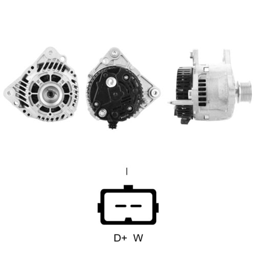 ALT. ALTERNATOR 12V 90 AMP FORD GALAXY 1.9 TDI / SEAT ALHAMBRA - CORDOBA - IBIZA - TOLEDO / SKODA / VOLKSWAGEN CADDY