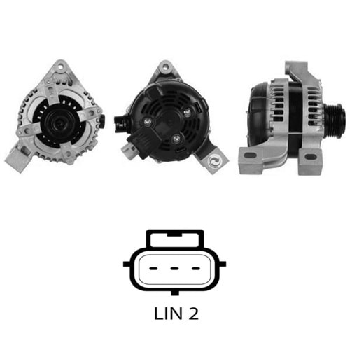 ALT. ALTERNATOR 12V 150 AMP VOLVO C70 2.4ı - C70 T5 - S40 2.4 - S40 T5 AWD - V50 2.4 - V50 T5 AWD (104210-4640) (DAN