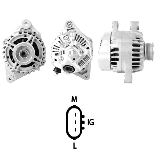 ALT. ALTERNATOR 12V 90 AMP TOYOTA YARIS 1.0 - 1.3 (102211-8200)