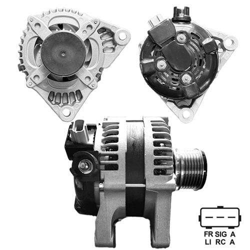 ALT. ALTERNATOR 12V 120 AMP FORD C-MAX - FIESTA - FOCUS - FUSION - KUGA / MAZDA 3 / VOLVO (104210-3512 104210-3513 -