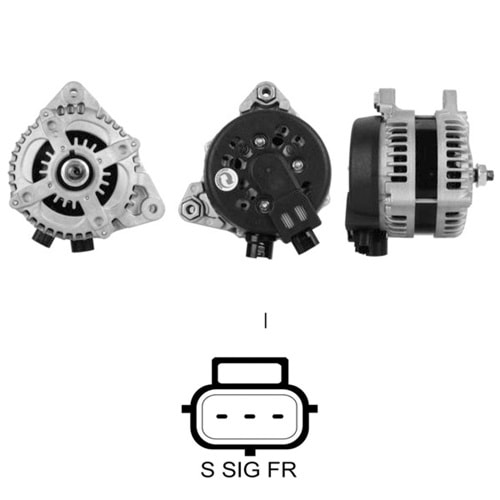 ALTERNATOR 12V 120 AMP FORD C-MAX - FOCUS 1.8 TDCI (104210-3630) (DAN932)