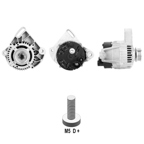 ALT. ALTERNATOR 12V 65 AMP CITROEN 1.6 / FIAT 1.1-1.2-1.6 / LANCIA 1.1-1.2 / PEUGEOT EXPERT 1.9 TD (63321600) (DAN51
