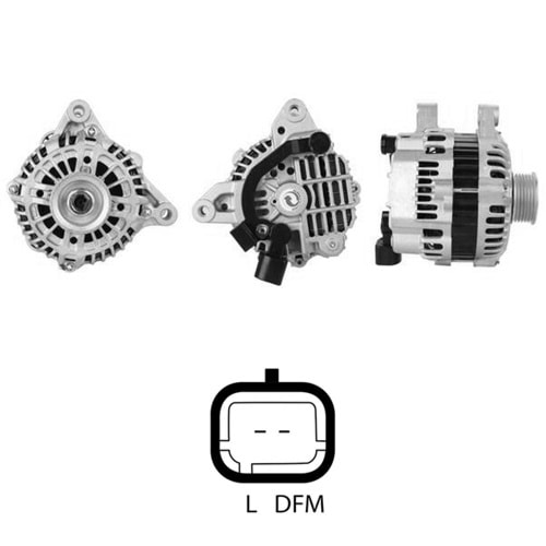 ALTERNATOR 12V 120 AMP CITROEN 1.4 - 2.2 HDI / FIAT 2.0 / PEUGEOT 1.4 - 2.0 - 2.2 / SUZUKI 1.4 (A3TB2691)