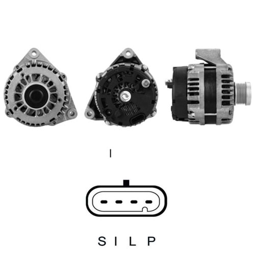 ALT. ALTERNATOR 12V 140 AMP SSANGYONG ACTYON - KYRON - REXTON - RODIUS 2.7 XDI (A6651540002)