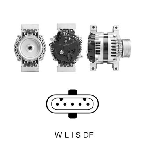 ALTERNATOR 24V 100 AMP MERCEDES-BENZ (8600512)