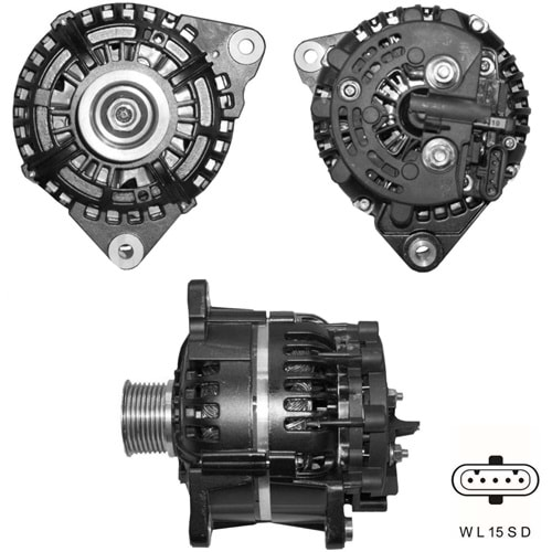 ALTERNATOR 24V 120 AMP IVECO EUROCARGO / TEMSA OTOBUS (AVI147S3108HD) (UWA-3937)