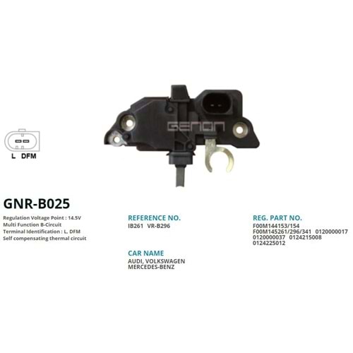 ALTERNATOR KONJEKTOR 12V AUDI A3 - A4 - A6 / FORD / SEAT / SKODA / VOLKSWAGEN BORA - TRANSPORTER - GOLF - PASSAT - TOURAN