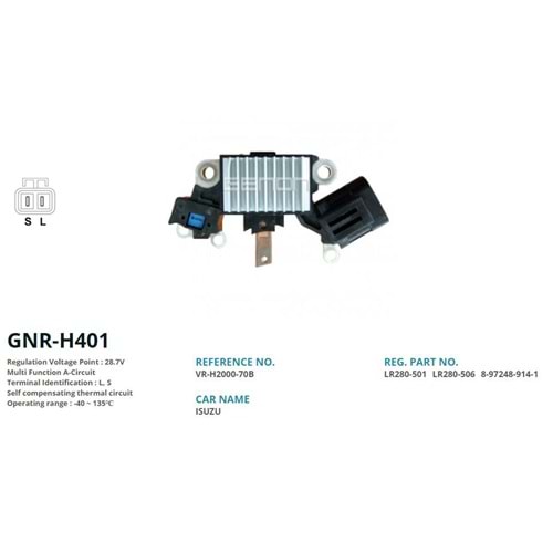 ALTERNATOR KONJEKTOR 24V ISUZU TURKUAZ - ISUZU NLR - NPR (L, S)