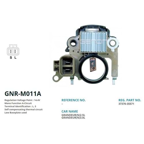 ALTERNATOR KONJEKTOR 12V MAZDA 626 - 929 ESKI MODEL (L, S)