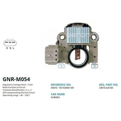 ALTERNATOR KONJEKTOR 12V SUBARU (C, L, S)