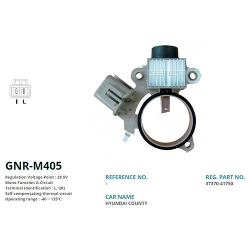 ALTERNATOR KONJEKTOR 24V HYUNDAI KAMYON YENI MODEL (L, I(R))