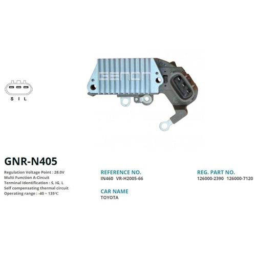 ALTERNATOR KONJEKTOR 24V TOYOTA / HINO / DAIHATSU (S, IG, L)