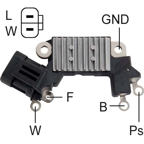 ALTERNATOR KONJEKTOR 12V OPEL COMBO / CORSA / VECTRA / ASTRA