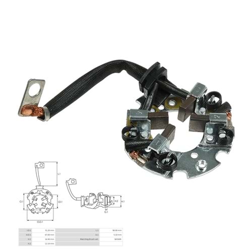 MARS KOMUR YUVASI 12V HYUNDAI / MAZDA / MITSUBISHI / NISSAN / SUBARU / SUZUKI (JASX 40-41) (4.5 x 12 x 17.5) (MI 0411)