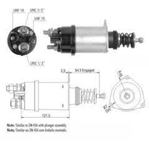 MARS OTOMATIGI 12V 42MT CATERPILLAR / CLARK / CUMMINS / DELCO REMY (ZM-356)