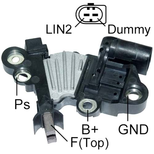 ALTERNATOR KONJEKTOR 12V LIN-DUMMY(X) TERMINAL MERCEDES BENZ SERVICING: BOSCH 0120000028 / 0121715006 - 007 - 011 - 014 -