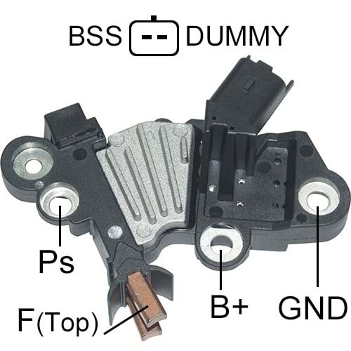 ALTERNATOR KONJEKTOR 12V X(DUMMY)-COM(BSS) TERMINAL CITROEN C5 / PEUGEOT 207 SERVICING: BOSCH 0121615027