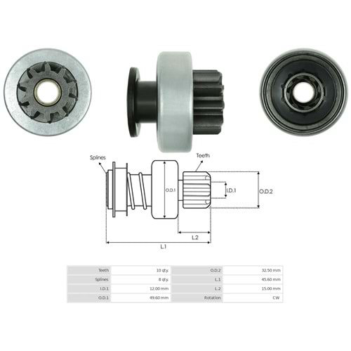 MARS DISLISI (TOYOTA TSUSHO) 10 DIS NISSAN QASHQAI - X-TRAIL II / OPEL VIVARO 2.0 CDTI / RENAULT LAGUNA - MASTER