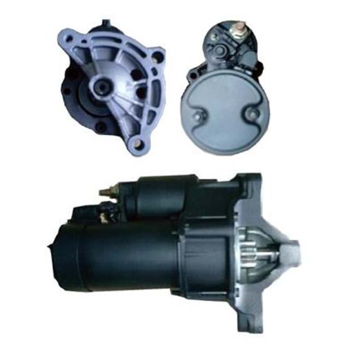 MARS MOTORU 12V 1,2 KW 9 DIS PEUGEOT 106 - 206 - 207 / CITROEN C4 - SAXO - XSARA - BERLINGO (D6RA571)