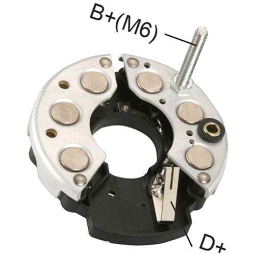 ALTERNATOR DIOT TABLASI OPEL / VOLKSWAGEN / PEUGEOT / JOHNDEERE CIVATALI 90MM