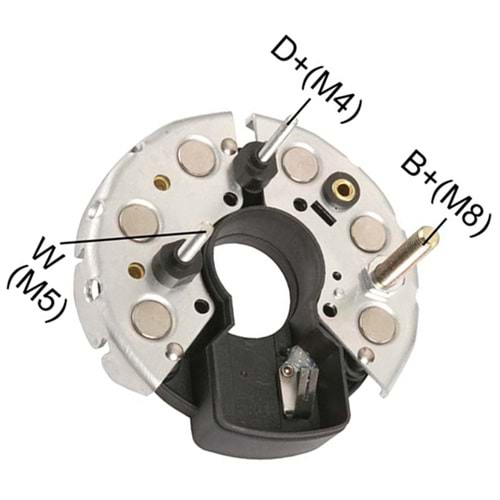 ALTERNATOR DIOT TABLASI MERCEDES 2521 KAMYON KALIN CIVATA 114MM