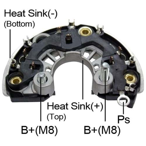 ALTERNATOR DIOT TABLASI FIAT ALBEA - PALIO - SIENA - STILO - MAREA 1.6 / MERCEDES BENZ C240 - C350 - E320 - E240 - E280 / FO