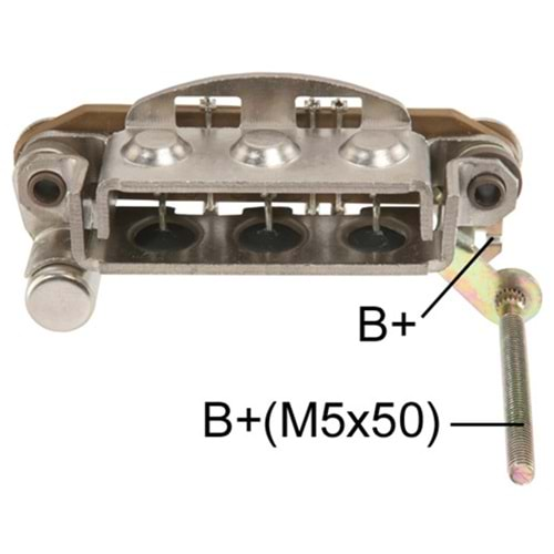 ALTERNATOR DIOT TABLASI MITSUBISHI CANTER 444-449 E.M. - L200 - PAJERO 80MM