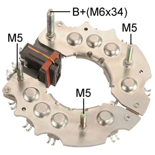 ALTERNATOR DIOT TABLASI TOYOTA COROLLA / CELICIA / SUPRA 114MM