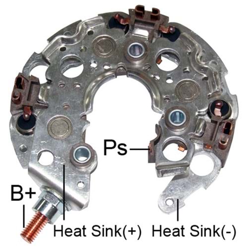 ALTERNATOR DIOT TABLASI FORD FOCUS C-MAX 1.6 TDCI - 2.0 TDCI / MAZDA 3 1.6 TDI / VOLVO C30 - S40 - V50 117MM