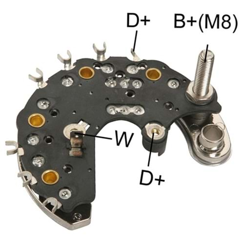 ALTERNATOR DIOT TABLASI RENAULT 9-11 / PEUGOUT 106-306-405 / CITROEN ZX / SAXO / XSARA 107MM