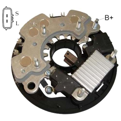 ALTERNATOR DIOT TABLASI 12V S-L TERMINAL NISSAN MAXIMA (DIOT TABLASI + KONJEKTOR) 110 AMP (LR1110-705)