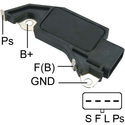 ALTERNATOR KONJEKTOR 12V BUICK / CADILLAC - 4 KALIN FIS