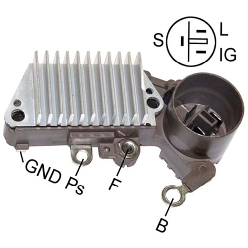 ALTERNATOR KONJEKTOR 12V HONDA ACCORD / CIVIC / TOYOTA CAMRY / CORONA 63,5MM