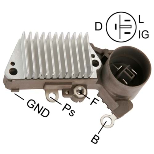 ALTERNATOR KONJEKTOR 12V HONDA CIVIC / ISUZU 63,5MM