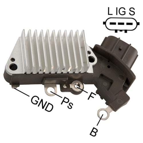 ALTERNATOR KONJEKTOR 12V TOYOTA COROLLA 98 MODEL ENJEKSIYONLU / CAMRY / LEXUS 63,5MM
