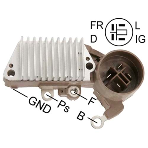 ALTERNATOR KONJEKTOR 12V HONDA CIVIC 63,5MM