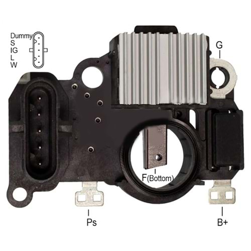 ALTERNATOR KONJEKTOR 24V DEUTZ MOTORLU DORUK OTOBUS (A4TA8591) (UWA-3733) 5 FISLI