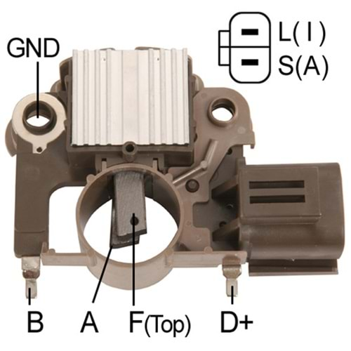 ALTERNATOR KONJEKTOR 12V 23MM NISSAN LAUREL 2.0 87-93 MODEL / FORD MERCURY A866X13272 23MM